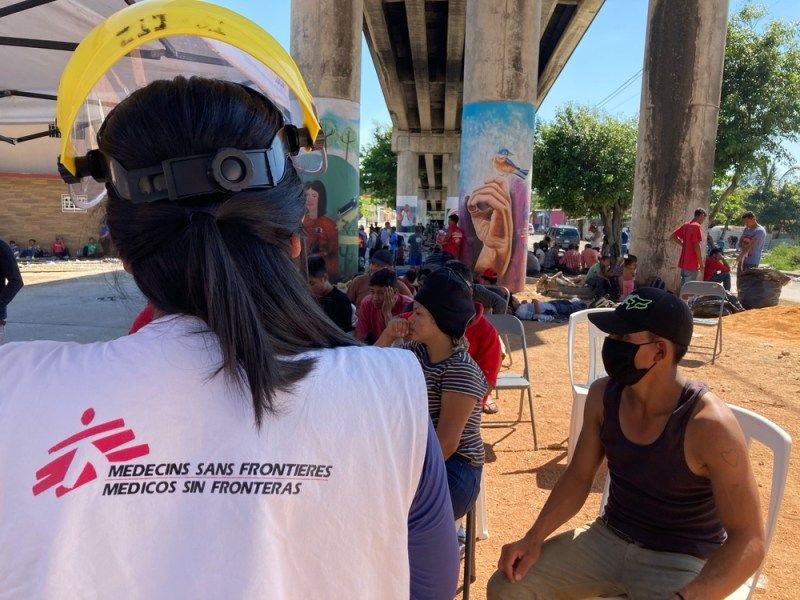 migrantes Veracruz Médicos Sin Fronteras