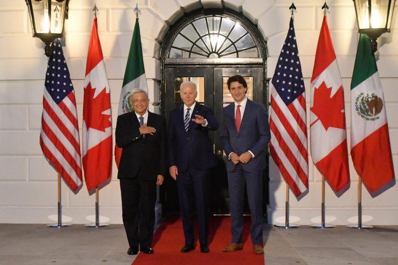 AMLO Biden Trudeau