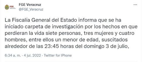 REPORTAN 7 VÍCTIMAS || Investiga Fiscalía de Veracruz  multihomicidio en Boca del Río