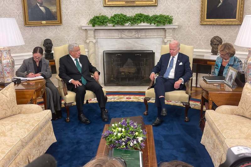 AMLO Biden López Obrador Oval CB