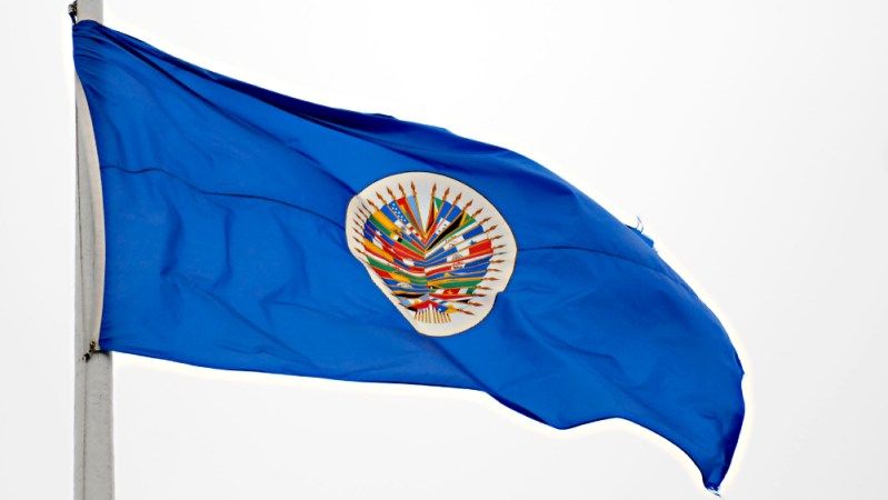 OEA banderas observadores Nicaragua México