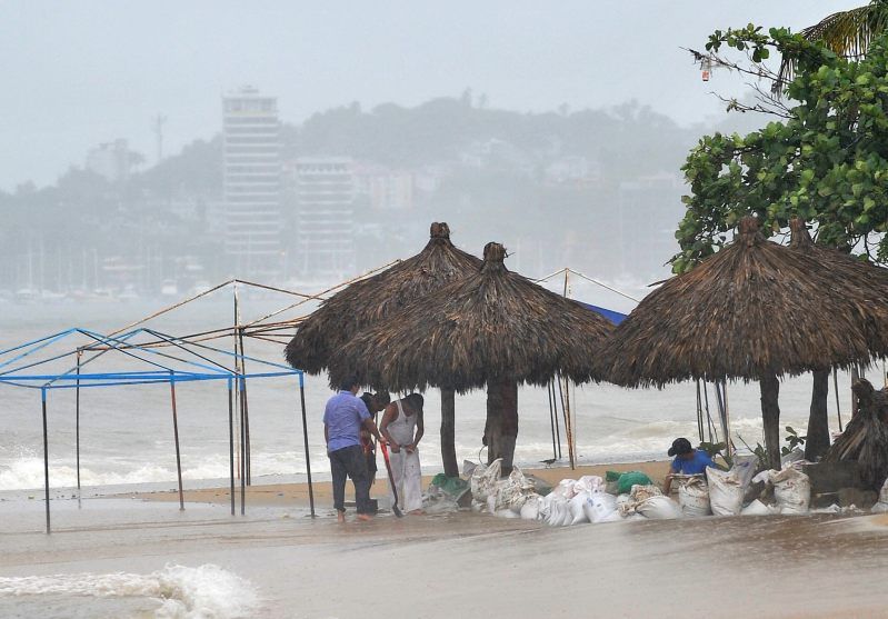 Vigilan zona de baja presión en Pacífico con 90 por ciento de potencial ciclónico. Foto de EFE
