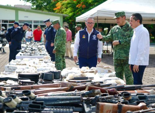 Destruye el Ejército 337 armas y 14 mil 347 cartuchos decomisados en Quintana Roo