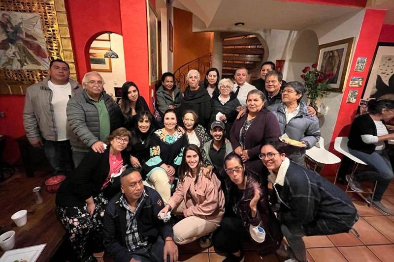 Rosario Robles reunión familiar