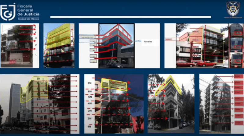 Detectan 69 inmuebles con irregularidades en la alcaldía Benito Juárez. Foto de Fiscalía CDMX