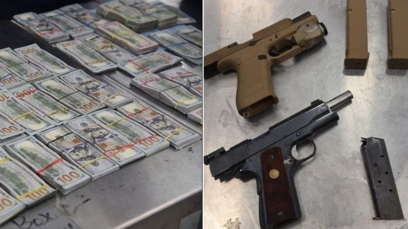 Detienen en EE.UU. a la hija del alcalde de Tacámbaro con dinero y armas