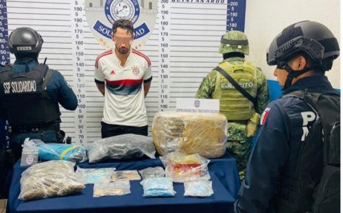 Atoran a “gabacho” con la maleta de droga en la zona turística de Playa del Carmen