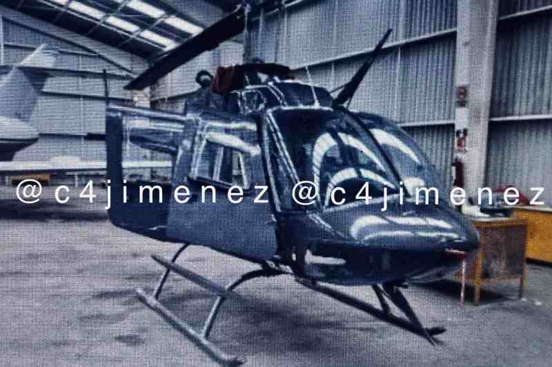 helicóptero Bell 206 robado AICM