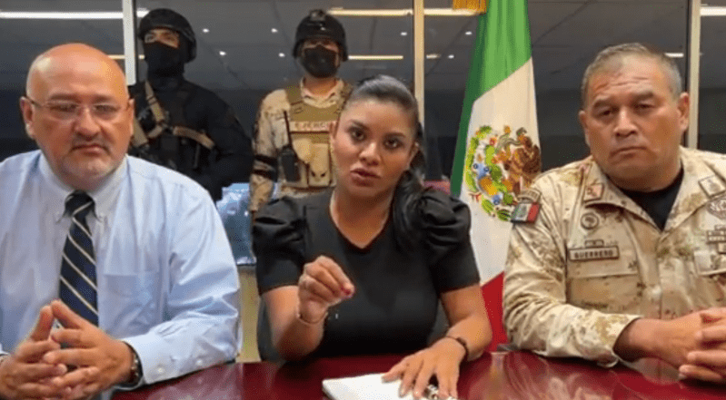 Alcaldesa de Tijuana pide a criminales cobrar facturas a quienes no pagaron, no a la población. Foto tomada de video