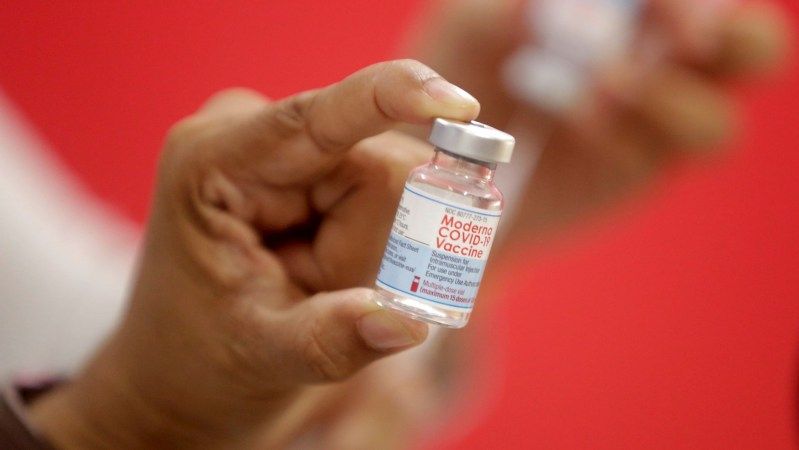 Dosis de vacuna Moderna Canadá