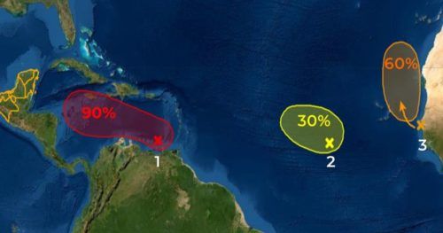 SE ACERCA || Baja presión ya se encuentra en el Mar Caribe
