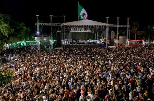 Con fervor cívico, en Solidaridad se conmemora el Grito de Independencia