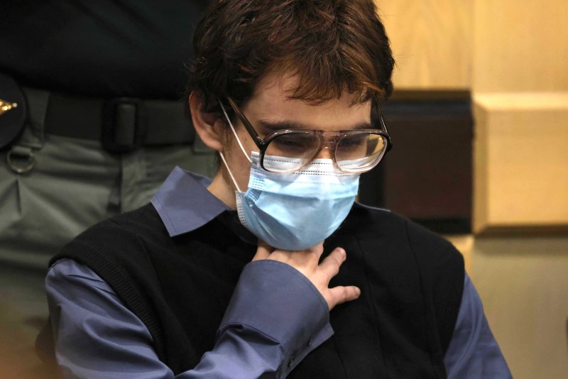 El tirador de la escuela Parkland, Nikolas Cruz, en una fotografía de archivo. Foto de EFE/ EPA/ AMY BETH BENNETT.