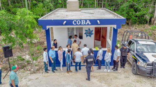 Coba activa caseta de vigilancia policial