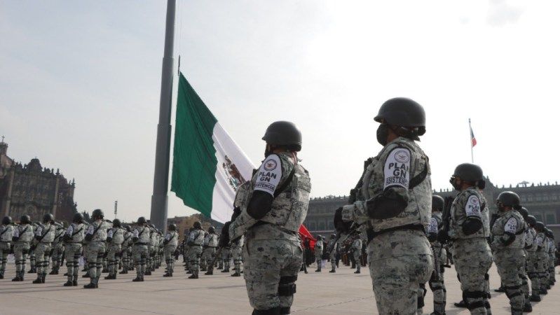Guardia Nacional desfile Independencia México CIDH