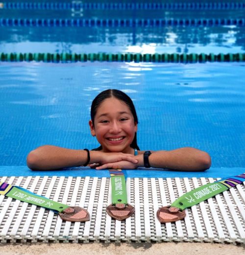 Sirena de Solidaridad, seleccionada del equipo nacional de nado sincronizado