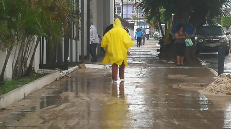 Lluvias en Coatzacoalcos, Veracruz. Foto de El Informativo de Xalapa