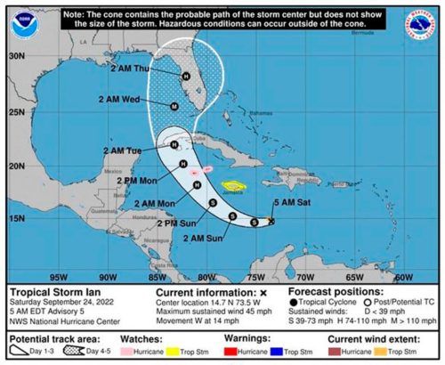 VA DIRECTO A CUBA || Se forma la tormenta tropical “Ian”; Quintana Roo vigila su evolución