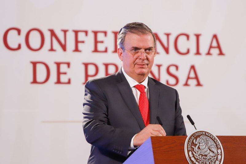 El canciller mexicano Marcelo Ebrard. Foto de EFE