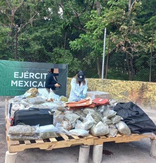 Incineran más de 125 kilos de narcóticos y objetos de delito en Cancún