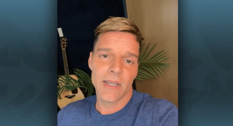 Ricky Martin pide donaciones para los damnificados por Fiona en Puerto Rico. Foto tomada de video