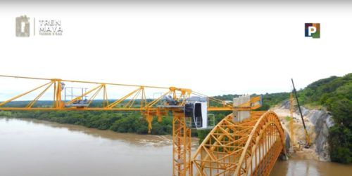 EN TABASCO || Avanza nuevo puente en Boca del Cerro para abrir paso al Tren Maya sobre río Usumacinta