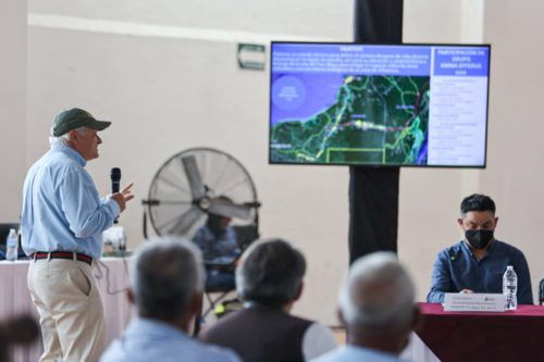 Avanza Tren Maya en la cimentación de paradero en Candelaria y viaducto elevado en Escárcega