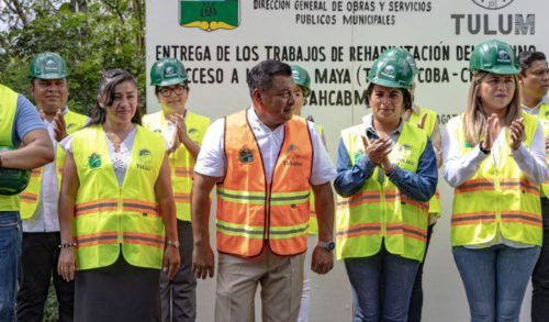 Cumple Marciano Dzul con la trasformación de más caminos de acceso en la zona maya