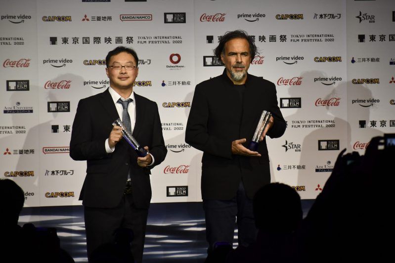 Alejandro G. Iñárritu recibe en Tokio el premio Akira Kurosawa a su carrera. Foto de EFE
