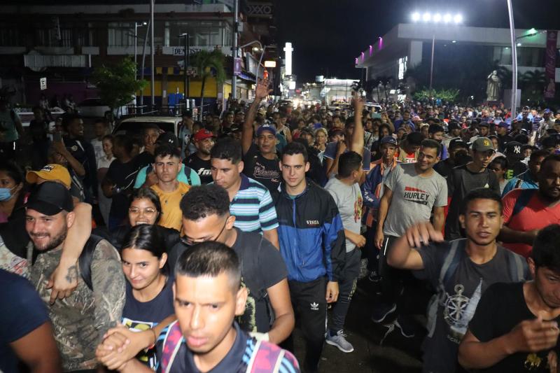 migrantes Tapachula Chiapas venezolanos