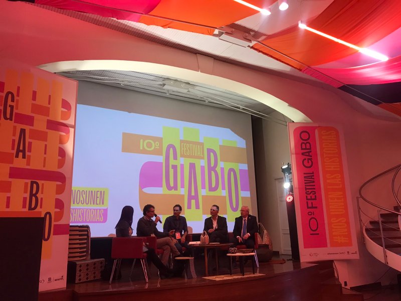 El Festival Gabo aborda periodismo que va a las protestas y las guerras. Foto de Twitter Festival Gabo