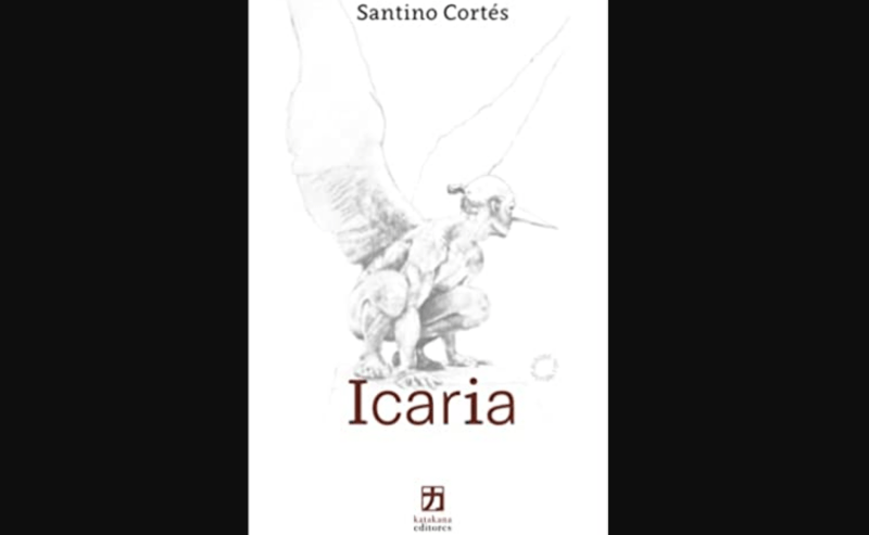 'Icaria', poemario de Santino Cortés, encabeza listas de venta de libros en Amazon. Foto de Amazon