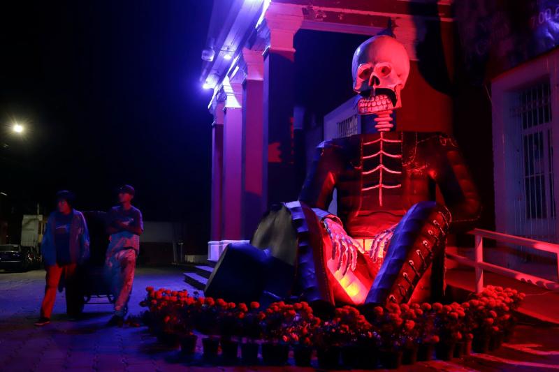 calaveras gigantes Atlixco Puebla