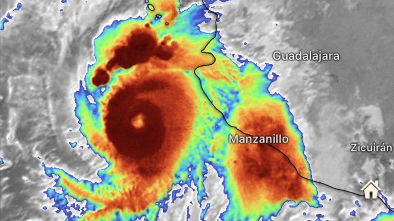 Orlene Huracán categoría 4 02 10 2022