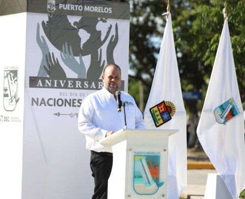 Llama Gobierno de Puerto Morelos a la suma de voluntades para el desarrollo de las naciones