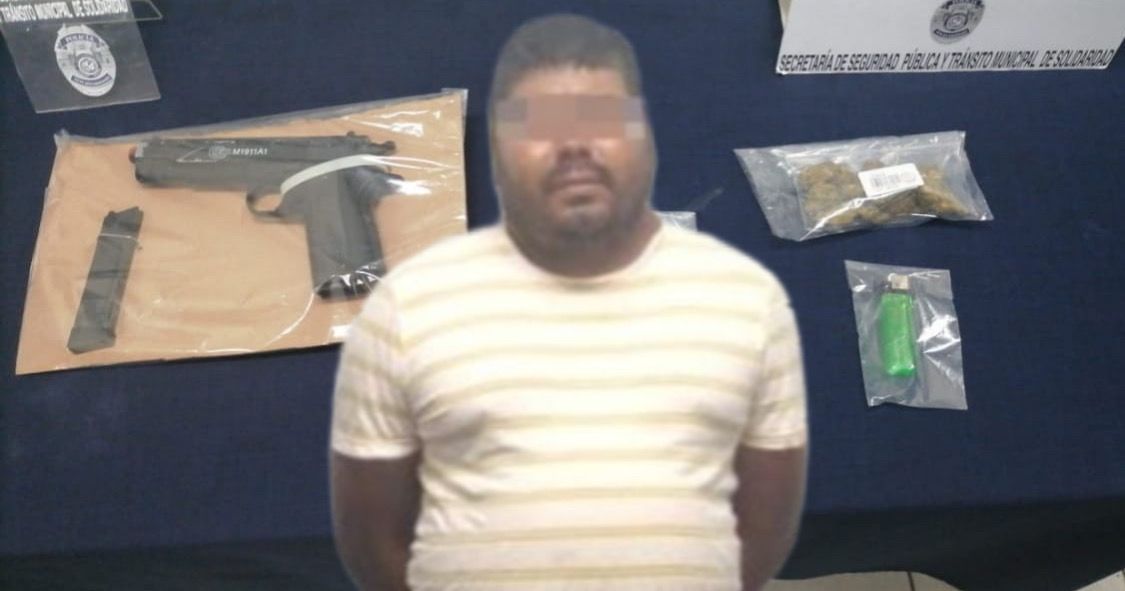 Arrestan a malandro con drogas y pistola de balines en In House