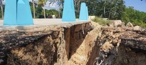 Salen a la luz vicios ocultos de obras de Carlos Joaquín en el Bulevar Bahía