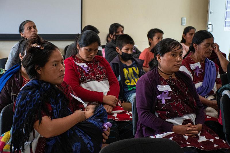 mujeres indígenas desplazadas Chiapas