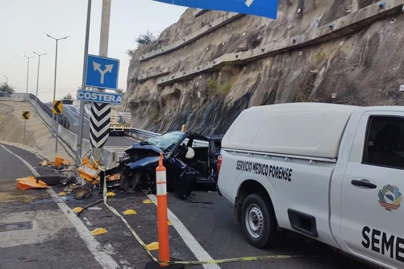 accidente macrotúnel Acapulco