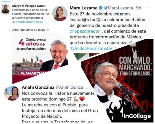 Convocan a participar en la marcha nacional en la CDMX este 27 de noviembre