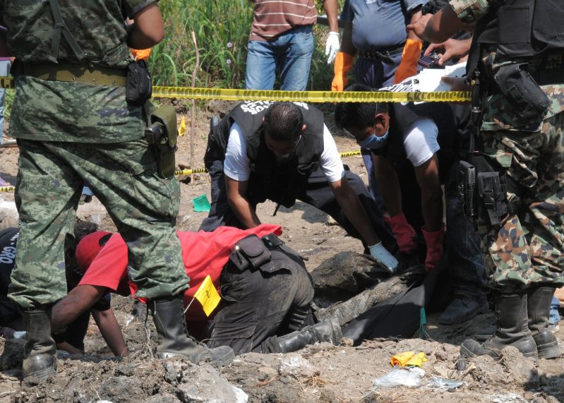 Fosas en Michoacán. Foto de EFE/ Archivo