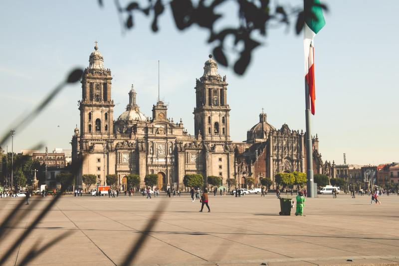 economía mexicana Zócalo CDMX marcha