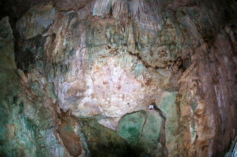 Cenote Kixné pintura rupestre mayas Yucatán