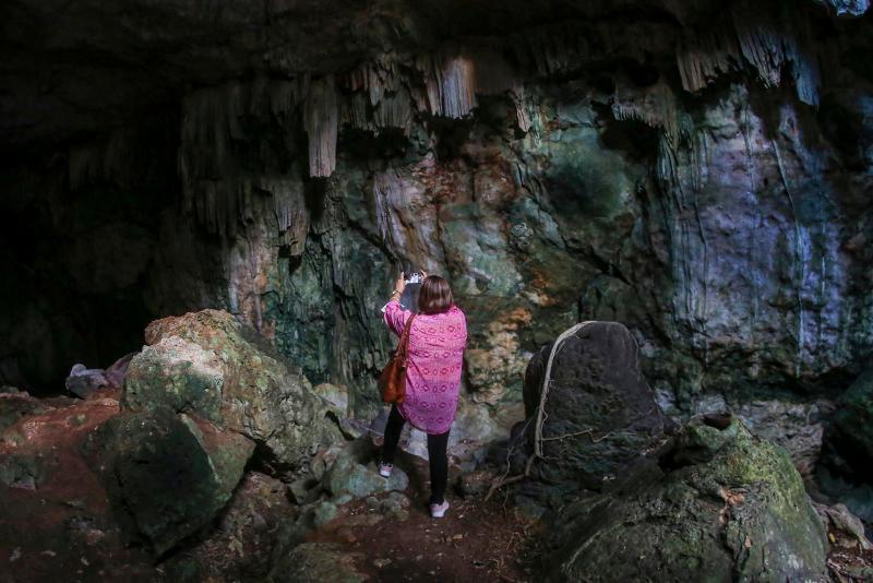 Cenote Kixné pintura rupestre mayas Yucatán