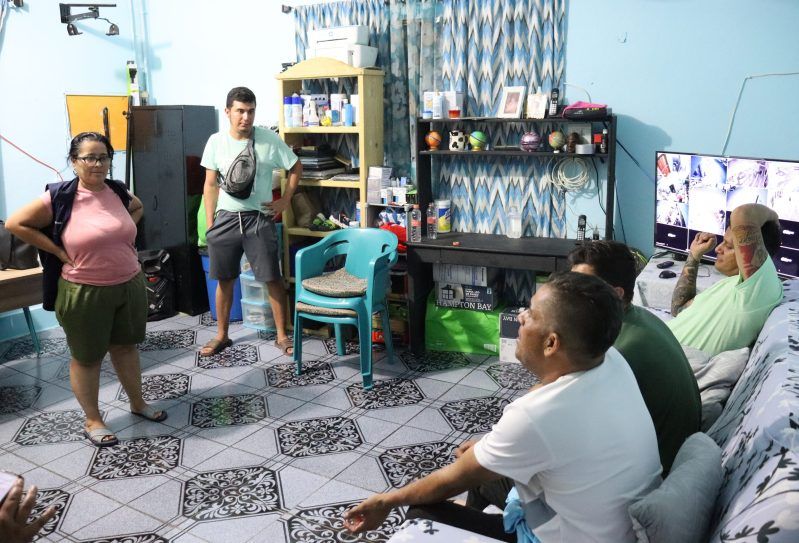 Venezolanos deportados por EE.UU. se refugian en el sur de México. Foto de EFE