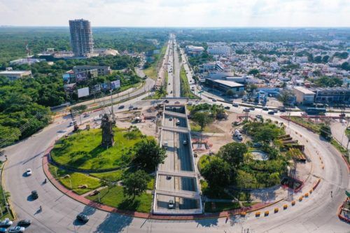 Autoridades dan a conocer avance de obras en Cancún