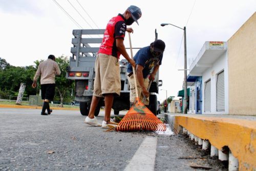 Este año se reforzaron los servicios públicos en Puerto Morelos para mantener una buena imagen urbana