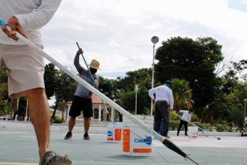 Este año se reforzaron los servicios públicos en Puerto Morelos para mantener una buena imagen urbana