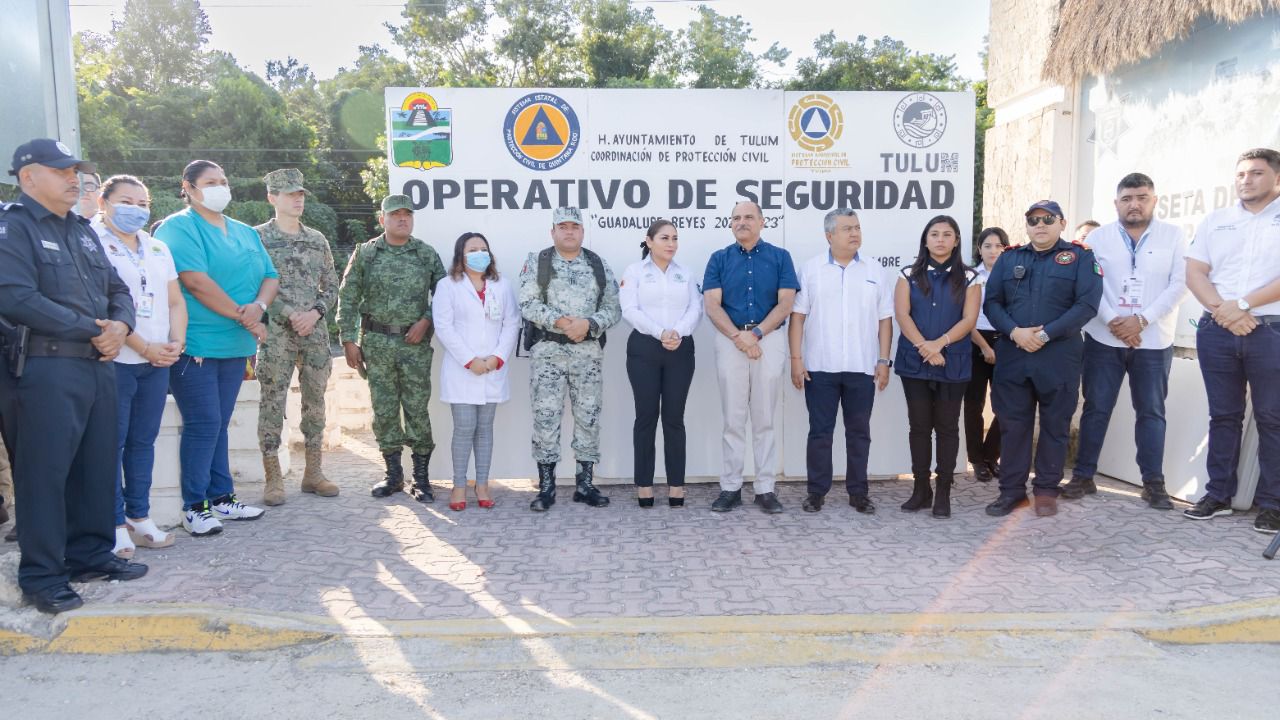 Activan Operativo Guadalupe Reyes 2022-2023 en Tulum