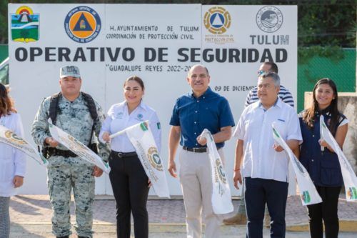 Activan Operativo Guadalupe Reyes 2022-2023 en Tulum